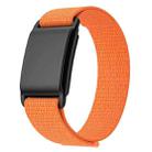 For WHOOP Fitness Tracker Nylon Sport Watch Band Wristband(Orange+Black) - 2