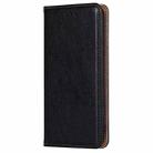 For Samsung Galaxy S25+ 5G Gloss Oil Solid Color Magnetic Leather Phone Case(Black) - 2