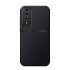 For Honor 80 GT Litchi Leather Magnetic Full Coverage Shockproof Phone Case(Black) - 1