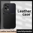 For Honor 200 Lite Global Litchi Leather Magnetic Full Coverage Shockproof Phone Case(Navy Blue) - 2