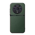 For Honor Magic3 Pro Litchi Leather Magnetic Full Coverage Shockproof Phone Case(Green) - 1