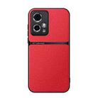 For Honor 90 GT Litchi Leather Magnetic Full Coverage Shockproof Phone Case(Red) - 1