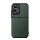 For Honor 90 GT Litchi Leather Magnetic Full Coverage Shockproof Phone Case(Green) - 1