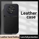 For Honor Magic4 Litchi Leather Magnetic Full Coverage Shockproof Phone Case(Black) - 2