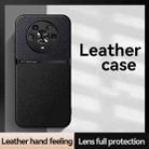 For Honor Magic4 Pro Litchi Leather Magnetic Full Coverage Shockproof Phone Case(Red) - 2