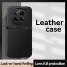 For Honor Magic7 Litchi Leather Magnetic Full Coverage Shockproof Phone Case(Navy Blue) - 2