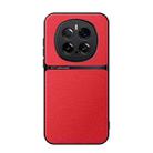 For Honor Magic7 Pro Litchi Leather Magnetic Full Coverage Shockproof Phone Case(Red) - 1