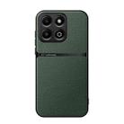 For Honor X6b Litchi Leather Magnetic Full Coverage Shockproof Phone Case(Green) - 1