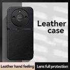 For Honor X50 Litchi Leather Magnetic Full Coverage Shockproof Phone Case(Black) - 2