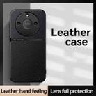 For Honor X50 Litchi Leather Magnetic Full Coverage Shockproof Phone Case(Navy Blue) - 2
