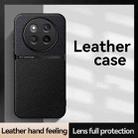 For Honor X60 Pro Litchi Leather Magnetic Full Coverage Shockproof Phone Case(Black) - 2