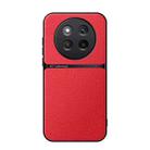 For Honor X60 Pro Litchi Leather Magnetic Full Coverage Shockproof Phone Case(Red) - 1