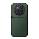 For Honor X60 Pro Litchi Leather Magnetic Full Coverage Shockproof Phone Case(Green) - 1