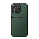 For Honor 400 Lite Global Litchi Leather Magnetic Full Coverage Shockproof Phone Case(Green) - 1