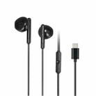 awei PC-6T Type-C Interface Mini Stereo In-Ear Wired Earphone, Length:1.2m(Black) - 1