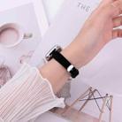 For Apple Watch 46mm / 49mm / 45mm / 44mm Matte Genuine Leather Watch Band(Black) - 3