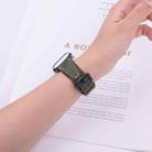 For Apple Watch 46mm / 49mm / 45mm / 44mm U-shape Genuine Leather Watch Band(Green) - 3