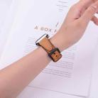 For Apple Watch 42mm / 41mm / 40mm / 38mm U-shape Genuine Leather Watch Band(Light Brown) - 3