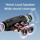 Zealot S87M 80W Portable Outdoor RGB Bluetooth Speaker with Microphone(Black) - 5