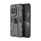 For Huawei nova 13 Pro Supersonic PC + TPU Holder Phone Case(Black) - 1