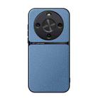 For Huawei Maimang 30 Litchi Leather Magnetic Full Coverage Shockproof Phone Case(Blue) - 1