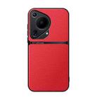 For Huawei Pura 70 Ultra Litchi Leather Magnetic Full Coverage Shockproof Phone Case(Red) - 1