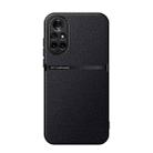 For Huawei nova 8 Pro Litchi Leather Magnetic Full Coverage Shockproof Phone Case(Black) - 1