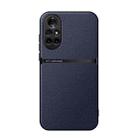 For Huawei nova 8 Pro Litchi Leather Magnetic Full Coverage Shockproof Phone Case(Navy Blue) - 1