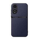 For Huawei nova 9 Litchi Leather Magnetic Full Coverage Shockproof Phone Case(Navy Blue) - 1