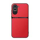 For Huawei nova 10 Pro Litchi Leather Magnetic Full Coverage Shockproof Phone Case(Red) - 1