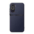 For Huawei nova 10 Pro Litchi Leather Magnetic Full Coverage Shockproof Phone Case(Navy Blue) - 1