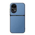 For Huawei nova 12 / nova 13 Litchi Leather Magnetic Full Coverage Shockproof Phone Case(Blue) - 1