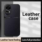 For Huawei nova 12 / nova 13 Litchi Leather Magnetic Full Coverage Shockproof Phone Case(Navy Blue) - 2