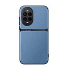 For Huawei nova 13 Pro Litchi Leather Magnetic Full Coverage Shockproof Phone Case(Blue) - 1