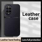 For Huawei nova 13 Pro Litchi Leather Magnetic Full Coverage Shockproof Phone Case(Navy Blue) - 2