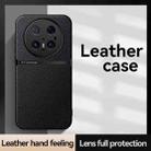 For Huawei Mate 70 Pro Litchi Leather Magnetic Full Coverage Shockproof Phone Case(Blue) - 2
