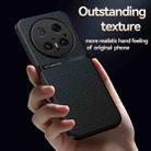 For Huawei Mate 70 Litchi Leather Magnetic Full Coverage Shockproof Phone Case(Navy Blue) - 3