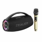 Zealot S97M 80W Outdoor Portable RGB Bluetooth Speaker with Microphone(Black) - 1