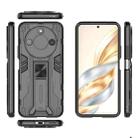 For Honor X60 5G Supersonic PC + TPU Holder Phone Case(Black) - 3