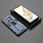 For Honor X60 Pro 5G Supersonic PC + TPU Holder Phone Case(Blue) - 2