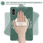For Xiaomi Redmi Pad Pro 12.1 Rotatable Holder Silicone Hybrid PC Tablet Case with Shoulder Strap(Emreald Green) - 3