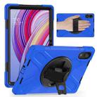For Xiaomi Redmi Pad Pro 12.1 Rotatable Holder Silicone Hybrid PC Tablet Case with Shoulder Strap(Blue) - 2
