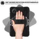 For Xiaomi Redmi Pad SE 8.7 Rotatable Holder Silicone Hybrid PC Tablet Case with Shoulder Strap(Black) - 3