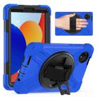 For Xiaomi Redmi Pad SE 8.7 Rotatable Holder Silicone Hybrid PC Tablet Case with Shoulder Strap(Blue) - 2