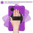 For Xiaomi Redmi Pad SE 8.7 Rotatable Holder Silicone Hybrid PC Tablet Case with Shoulder Strap(Purple) - 3