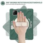 For Xiaomi Pad 7 / 7 Pro Rotatable Holder Silicone Hybrid PC Tablet Case with Shoulder Strap(Emreald Green) - 3