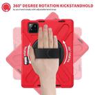 For Xiaomi Pad 7 / 7 Pro Rotatable Holder Silicone Hybrid PC Tablet Case with Shoulder Strap(Red) - 3