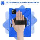 For Xiaomi Pad 7 / 7 Pro Rotatable Holder Silicone Hybrid PC Tablet Case with Shoulder Strap(Blue) - 3