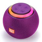 T&G TG683 Mini Portable Outdoor Wireless Bluetooth Speaker with LED Atmosphere Light(Purple) - 1