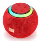 T&G TG683 Mini Portable Outdoor Wireless Bluetooth Speaker with LED Atmosphere Light(Red) - 1